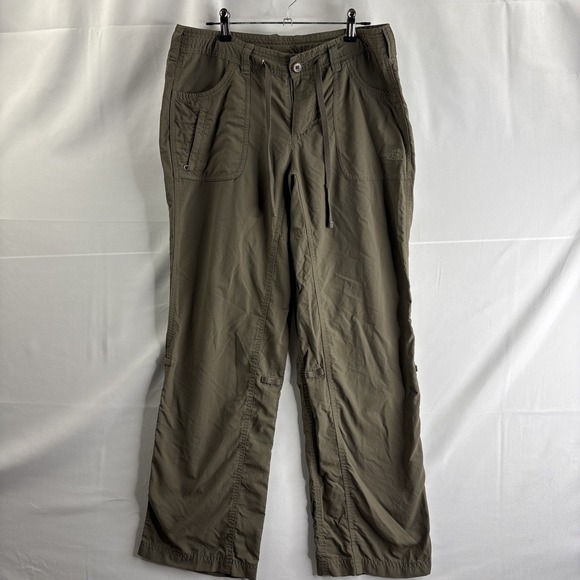 The North Face Pants - North Face Women's Size 4 Short Brown Drawstring Hiking Pants Moisture Wicking